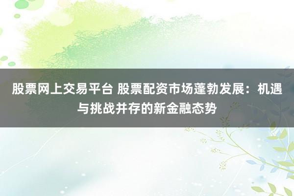 股票网上交易平台 股票配资市场蓬勃发展：机遇与挑战并存的新金融态势